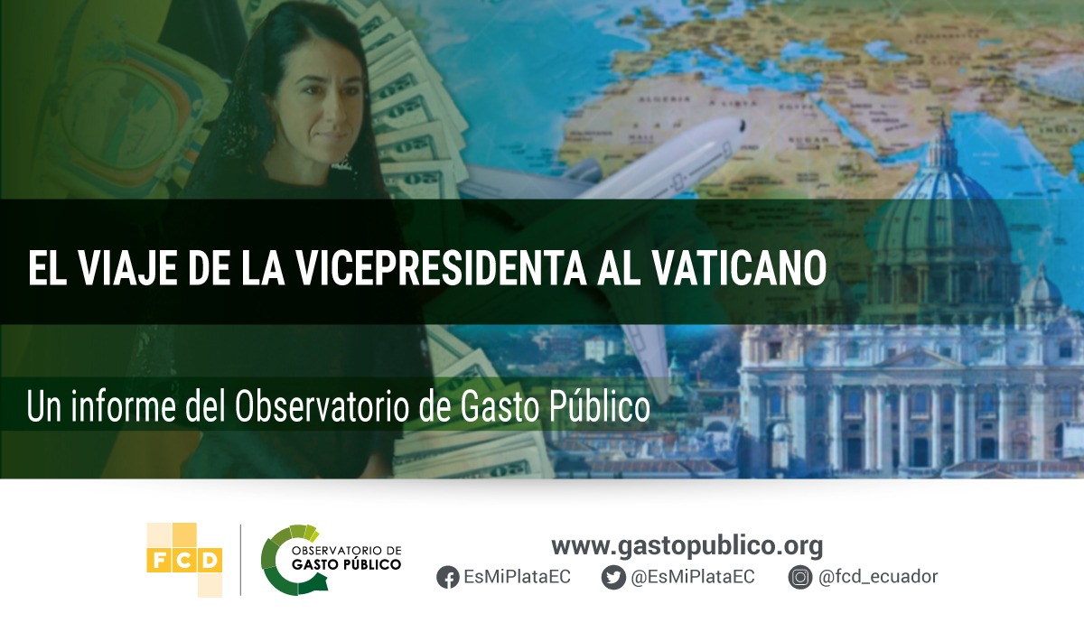 El viaje de la vicepresidenta al Vaticano